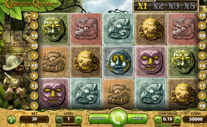 Gonzo’s Quest slot review by NetEnt